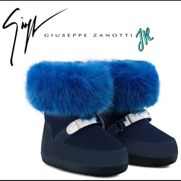 giuseppe zanotti • NEW • blue snow & ski boot - Picture 2 of 13